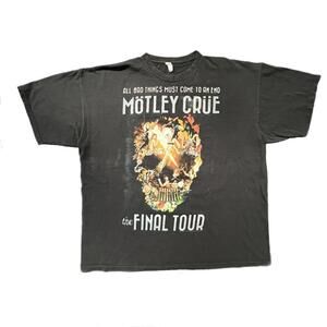 Mötley Crüe “All Bad Things Come to an End” Final Tour Black T-Shirt (2014) -XXL
